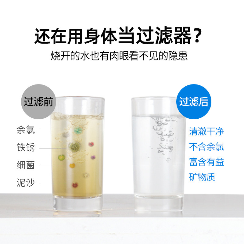南极人家用水龙头自来水直饮净水器 南极人智象净水器