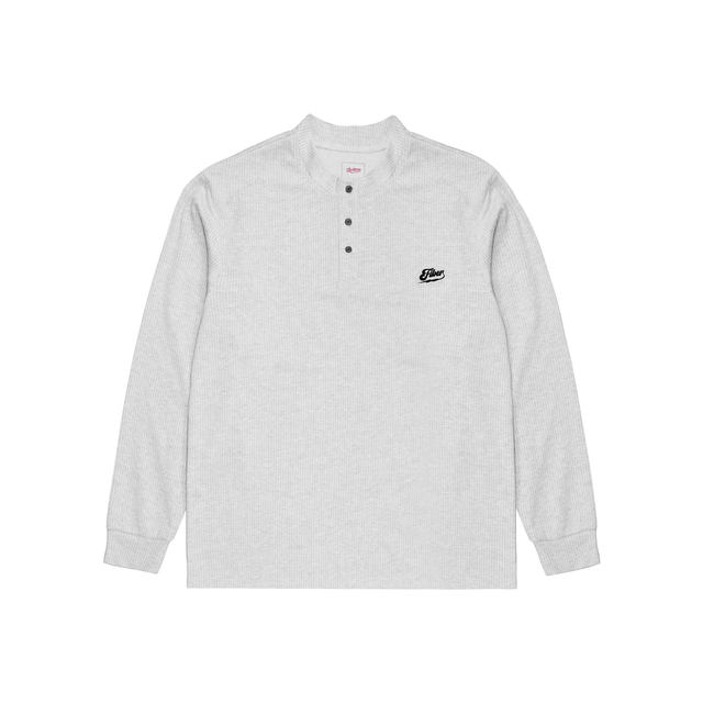 FINDBETTER ເສື້ອຢືດ henley ແຂນຍາວອາເມລິກາດູໃບໄມ້ລົ່ນ
