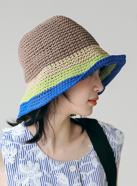女春夏防晒遮阳百搭渔夫帽