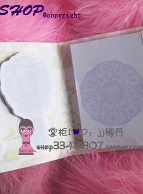 Anna Sui安娜苏2013年蔷薇花魔法蝴蝶舞蝶便签本便条本留言本