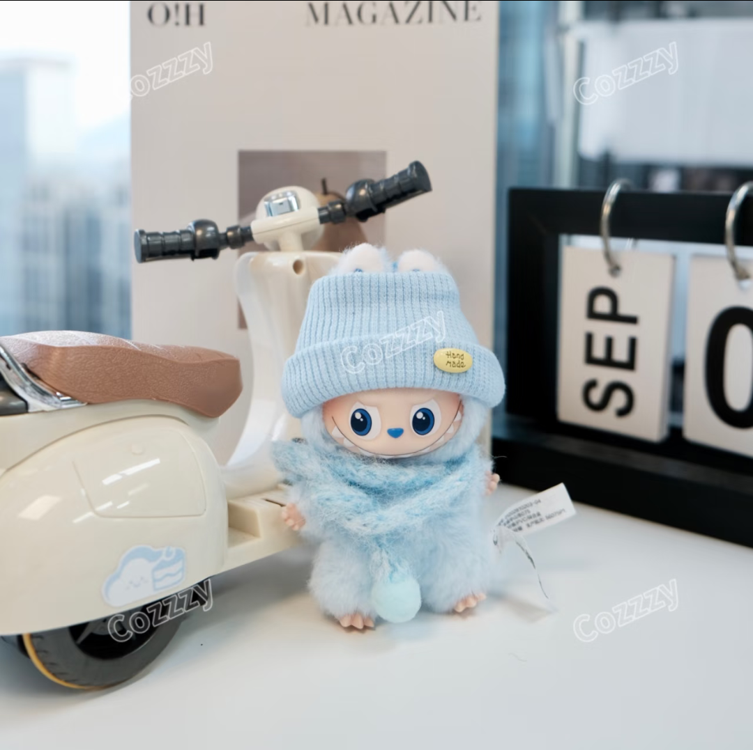 Labubu娃衣4.0 心底密码 冷帽围巾套装搪胶盲盒衣服拉布布娃衣搪,淘宝优惠券,粉丝福利购,淘宝优惠卷