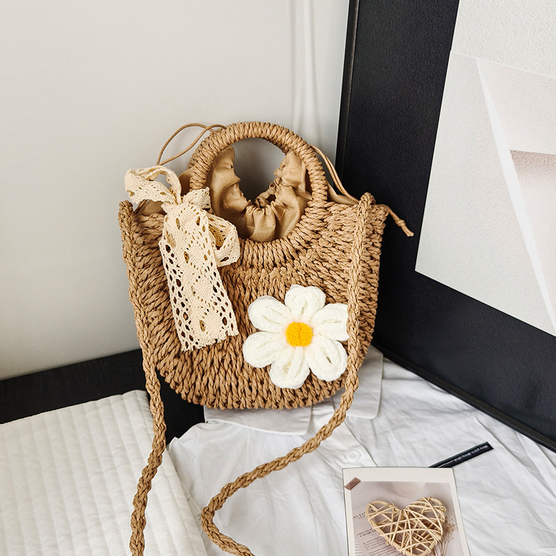 2026春季新款海边度假草编包女藤编包沙滩包编织包手提包斜跨包,淘宝优惠券,粉丝福利购,淘宝优惠卷