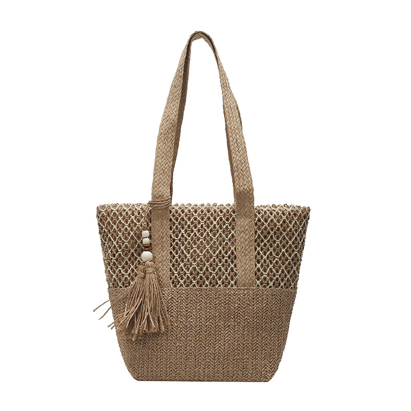 海边沙滩度假草编包包女式2026新款编织包通勤单肩包大容量托特包,淘宝优惠券,粉丝福利购,淘宝优惠卷