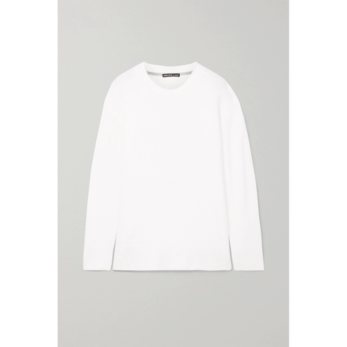 [Классическая модель] Джеймс Перс-Женский Свободный вязаный вязаный свитер. Нейп/Net-A-Porter