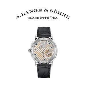 A. Lange & Sohne/朗格官方正品1815系列男士鳄鱼皮年历机械腕表