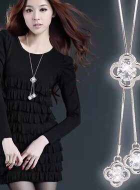 项链长款毛衣链新款女百搭简约高档女衣服挂件配饰大气项链潮礼物