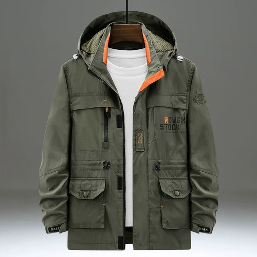 Осенняя весенняя тонкая дорожная куртка для отдыха, оверсайз, в американском стиле