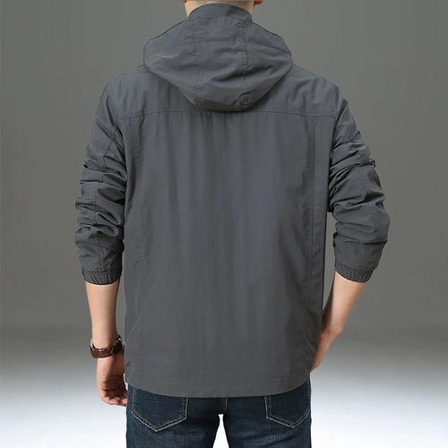 Мужская демисезонная дорожная куртка для отдыха, свободный крой