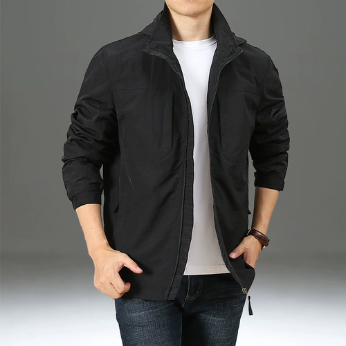 Мужская демисезонная дорожная куртка для отдыха, свободный крой