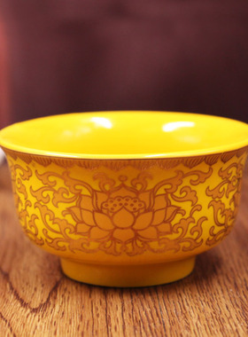 佛具供碗 八供吉祥杯 莲花杯净水杯 佛台供杯 法会供水碗供酒碗