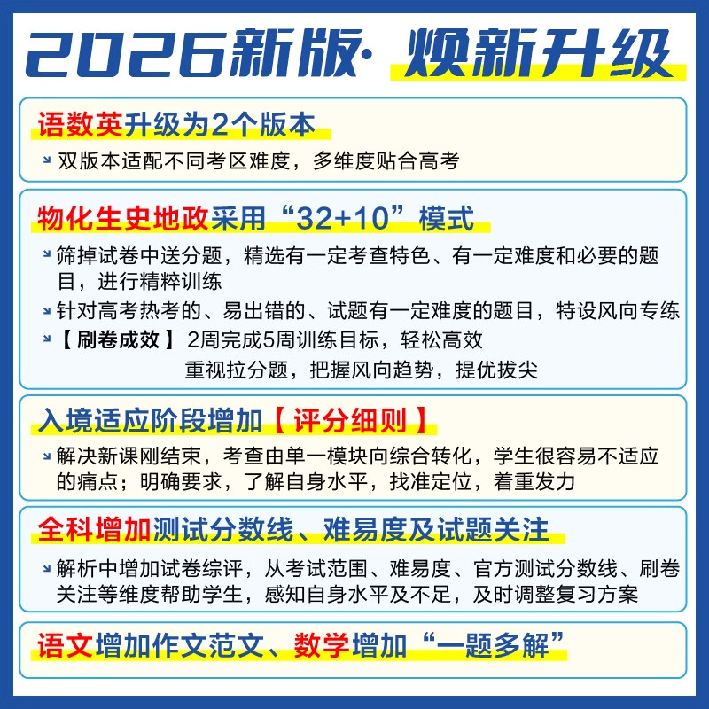 【安徽专版】2026届高考必刷卷42套数学语文英语物理化学政治历史地理名校模拟卷子高中高三高考一二轮复习一模试卷资料新高考真题