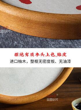 念福手足印相框满月百天周岁礼脚印宝宝留念留印实木摆台手写书法