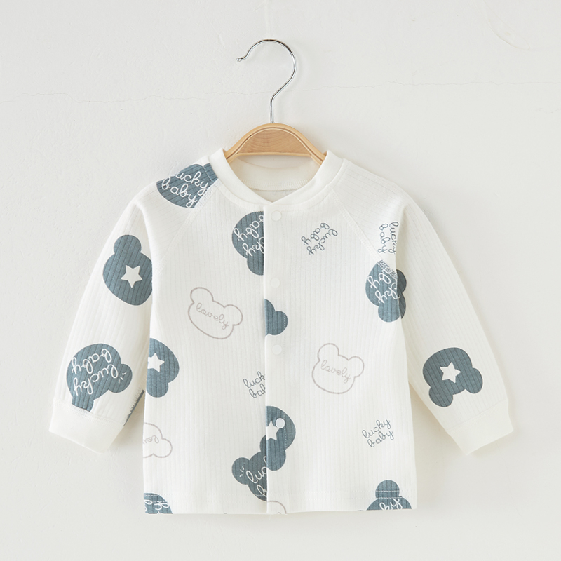 2件婴儿秋衣上衣纯棉无骨贴身婴幼儿内衣开衫新生儿衣服宝宝睡衣,淘宝优惠券,粉丝福利购,淘宝优惠卷