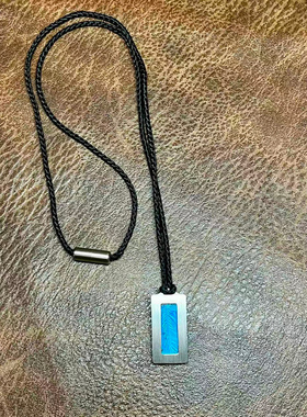 蓝色毛衣链大蓝闪蝶真蝴蝶翅膀吊坠项链锁骨链高级感轻奢小众配饰