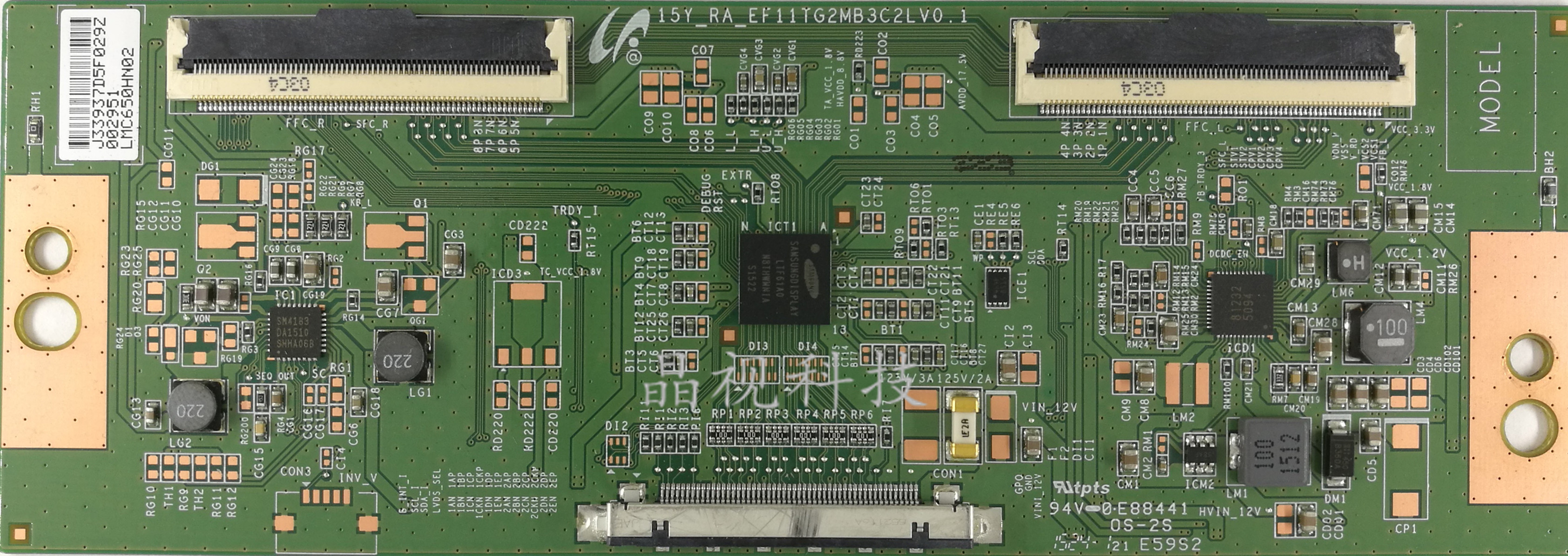 原装TCL液晶电视L65H8800A-CF 逻辑板 15Y_RA_EF11TG2MB3C2LV0.1 - 图0