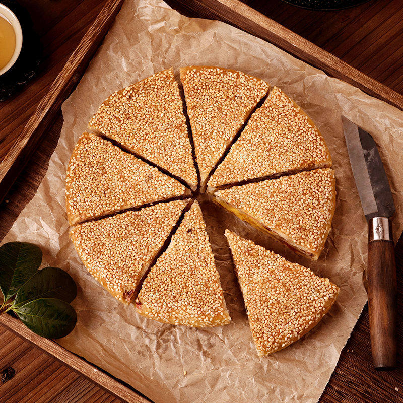 湖南会同柴火月饼传统老式手工大麻饼五仁坚果蛋黄肉松多种口味,淘宝优惠券,粉丝福利购,淘宝优惠卷