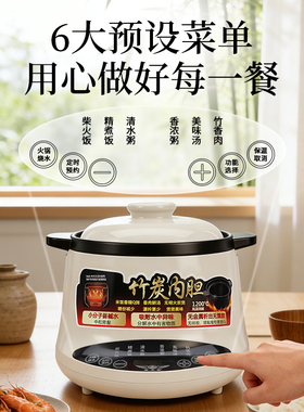 厨之翼远红外竹炭内胆电饭煲
