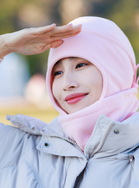 薇枫冬季户外抓绒帽男女保暖
