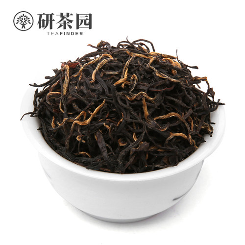 研茶园茶叶 九曲红眉茶特级50g罐 杭州特产工夫红茶2026新茶春茶 - 图1