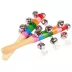 Trẻ sơ sinh sơ sinh bé nắm chặt đồ chơi đào tạo 0-3-6-12 tháng câu đố búa cát rầm rầm gỗ - Đồ chơi nhạc cụ cho trẻ em Đồ chơi nhạc cụ cho trẻ em