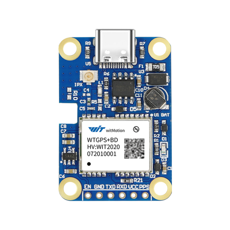 维特智能gps模块北斗 gps卫星定位导航模块WTGPS+BD中科微带天线-图0