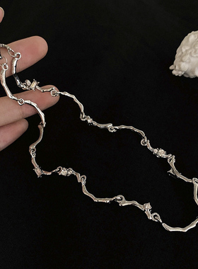 戴雪儿钛钢其他蛇骨链女