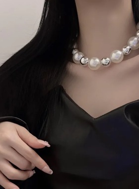 戴雪儿珍珠母贝其他圆珠链女