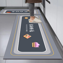 Fiesha Silicon Algae Clay Kitchen Ground Mat Greases Anti-Slip Water Absorbing footbed Home Dirty Wash-Free Erasable Carpet Doorway