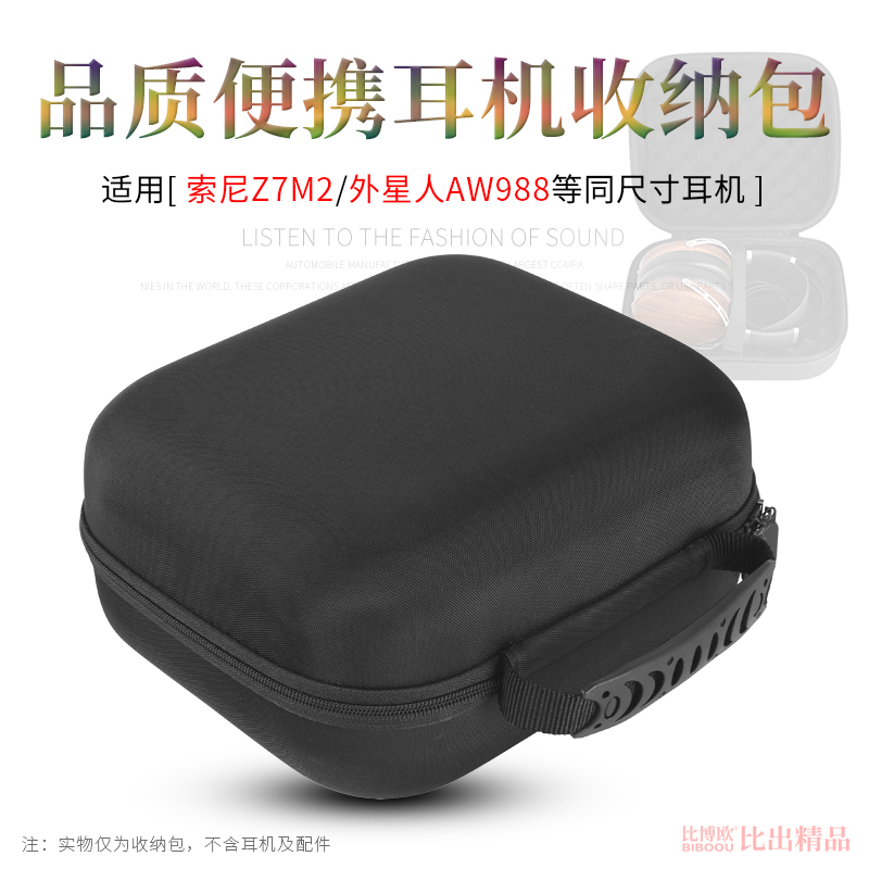 适用于索尼MDR-Z7M2外星人AW510H电竞超大耳机包保护包硬壳收纳盒 - 图0