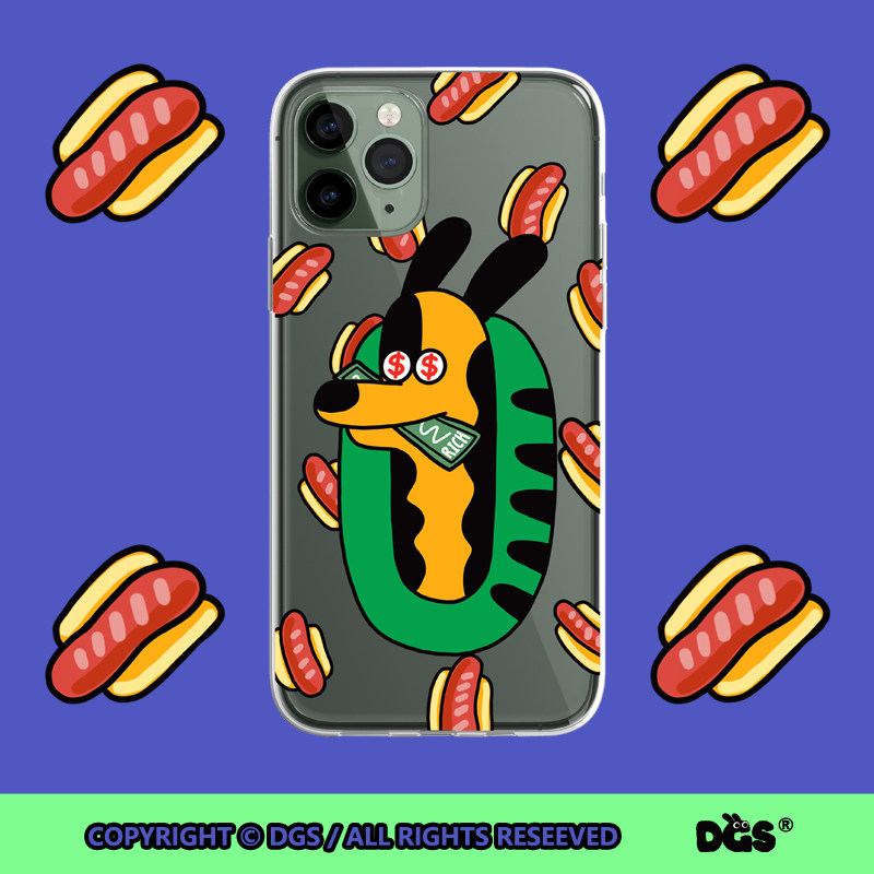 Dgs道格斯 美金热狗dodo道道适用苹果11promax8pxrxs华为手机壳 Dgs道格斯 淘优券