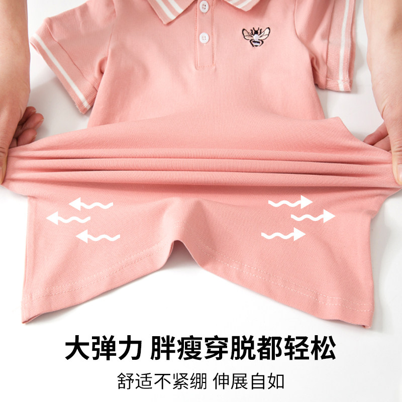 女童连衣裙夏装2020 polo衫裙 童巴朵连衣裙