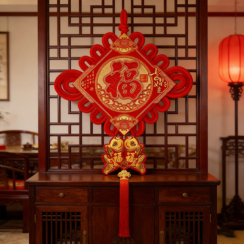 中国结挂件2026新款马年装饰品春节客厅新年福字高档挂饰玄关过年 - 图3