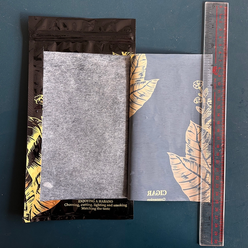 雪茄袋保湿袋包装袋养护袋保湿液5支装便携式135x255mm雪茄保湿袋 - 图0