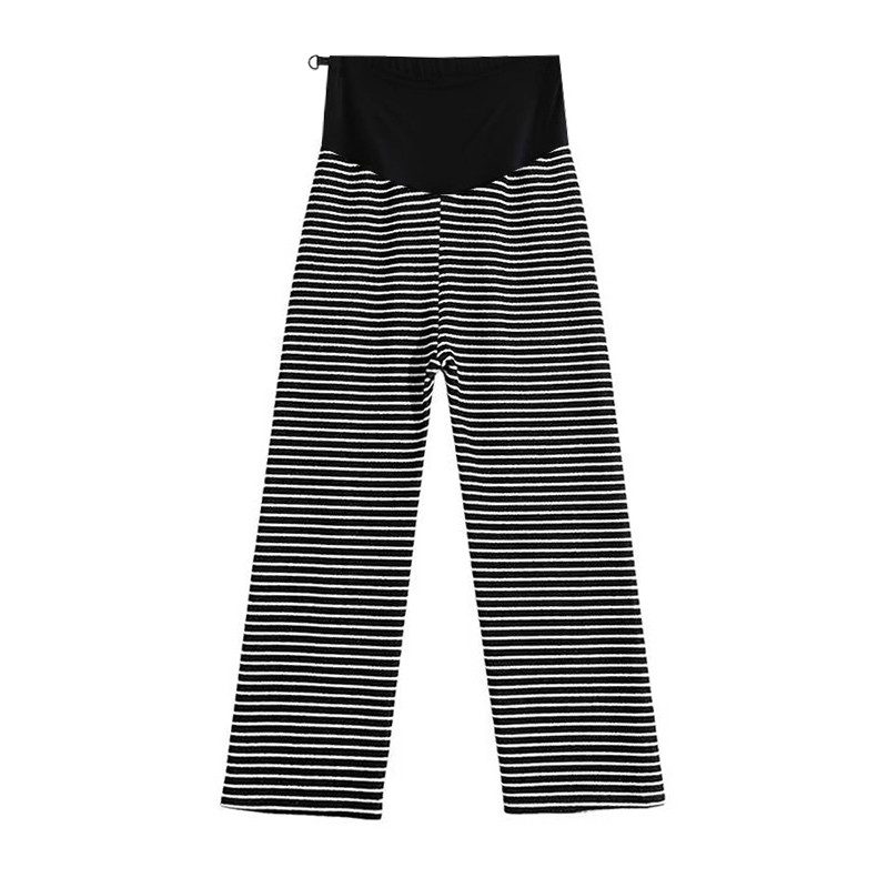 孕妇子春秋季慵懒风宽松直筒阔腿裤 布衣妈咪孕妇直筒裤