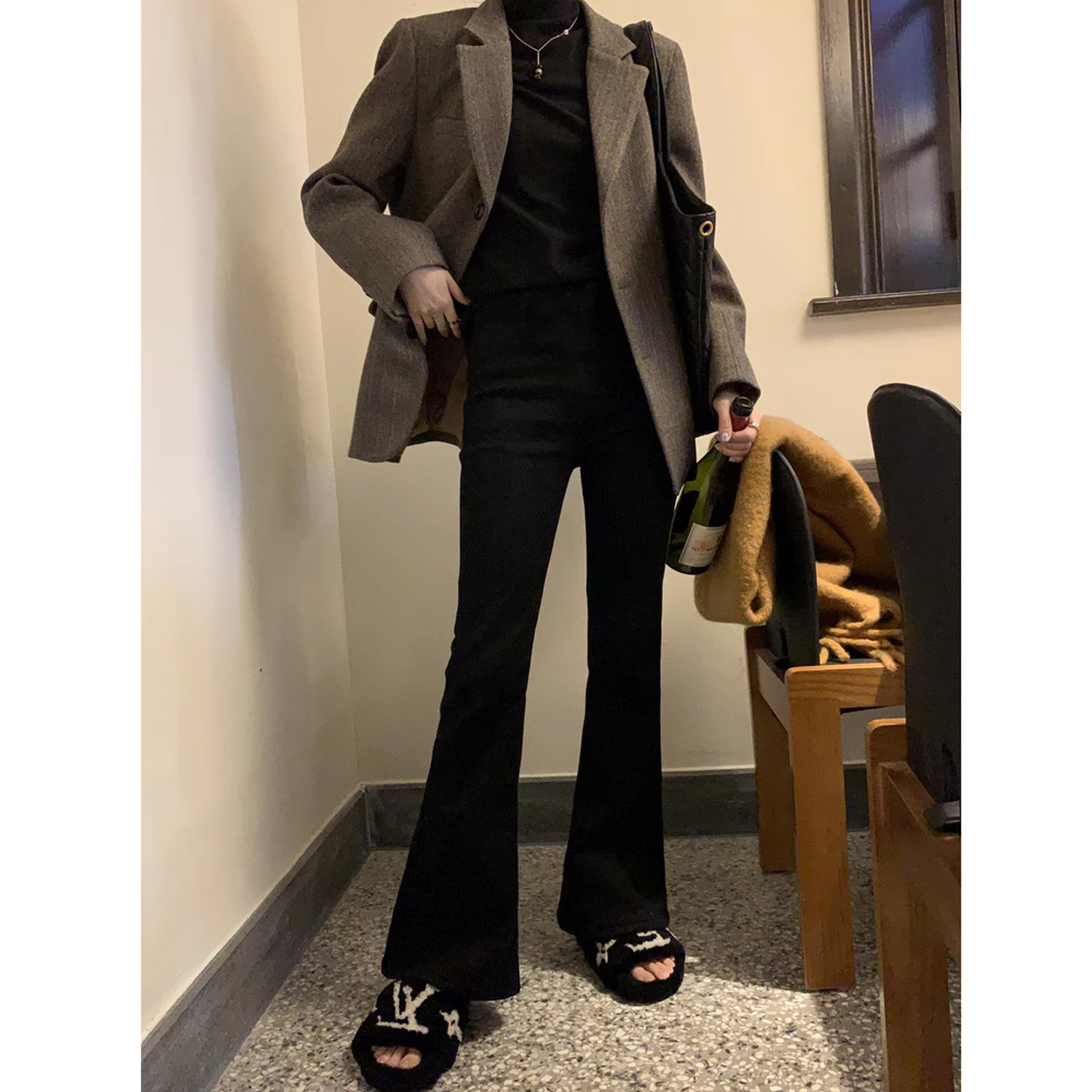  布衣妈咪孕妇阔腿裤