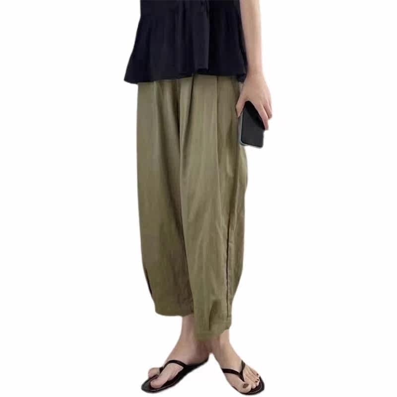  布衣妈咪孕妇阔腿裤