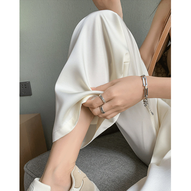 孕妇冰丝夏季外穿2023新款阔腿裤 布衣妈咪孕妇阔腿裤