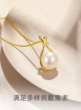 钛钢项链 不掉色福袋贝珠项链ins网红火爆款精致轻奢气质感锁骨链