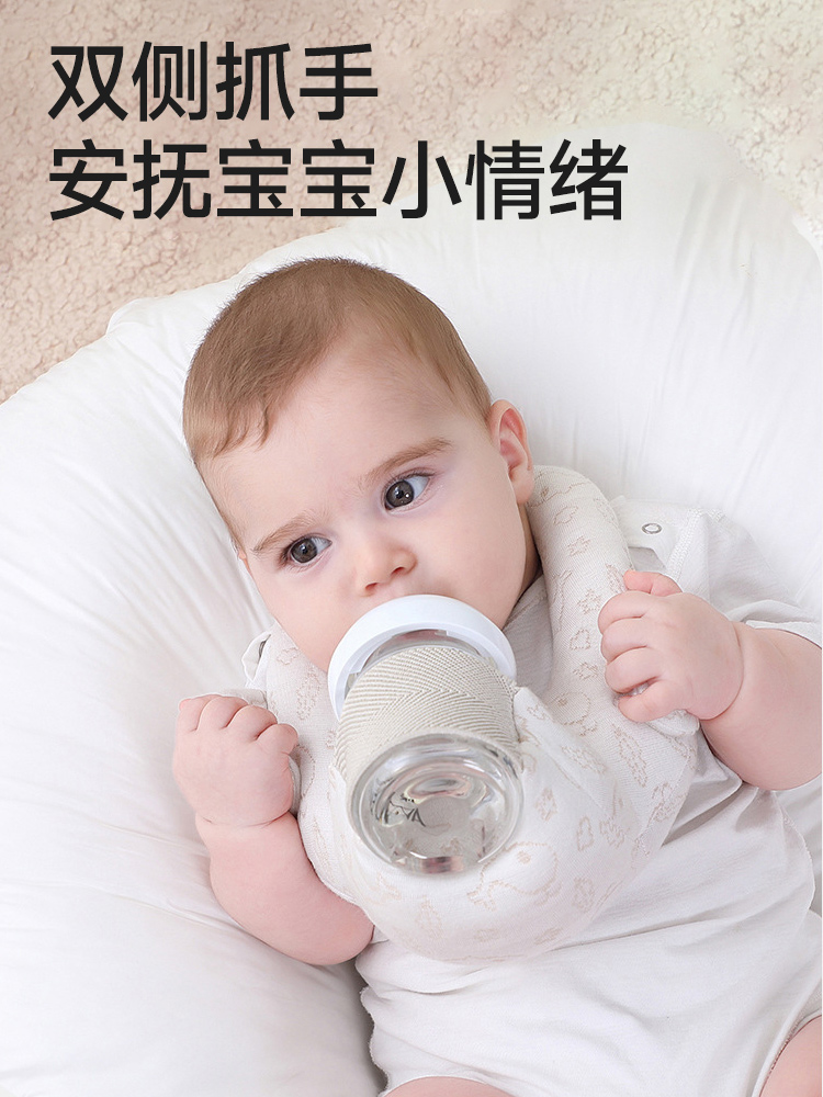 懒人喂奶神器哺乳新生儿宝宝床上躺着吃奶瓶固定支架婴儿多功能枕-图2