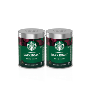 星巴克速溶黑咖啡粉90g*2罐