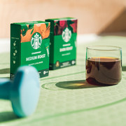 Starbucks星巴克 黑咖啡 中度/深度烘焙速溶咖啡2.3g*10条