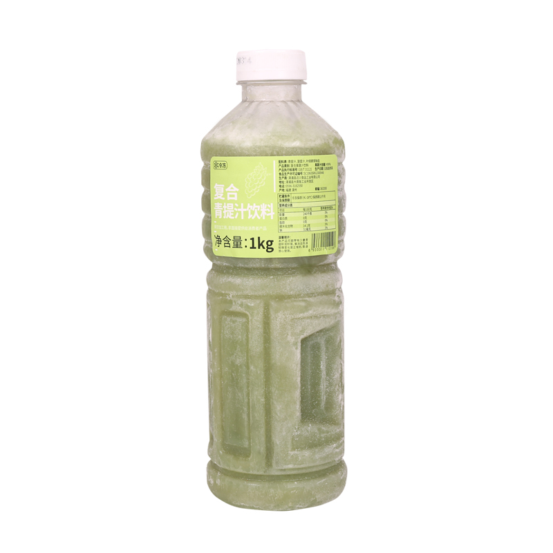 达川NFC冷冻青提汁非浓缩还原阳光青提水果茶奶茶店专用原料1kg