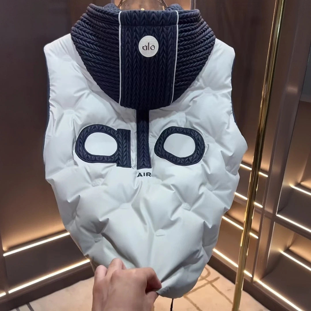 冬季男装ALO男士休闲棉服男款潮流高级感轻奢痞帅设计师棉衣马甲,淘宝优惠券,粉丝福利购,淘宝优惠卷