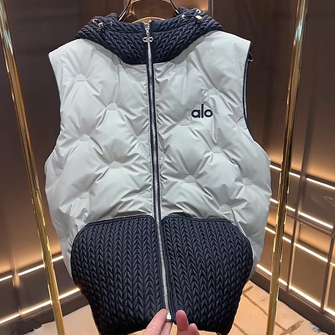 冬季男装ALO男士休闲棉服男款潮流高级感轻奢痞帅设计师棉衣马甲,淘宝优惠券,粉丝福利购,淘宝优惠卷