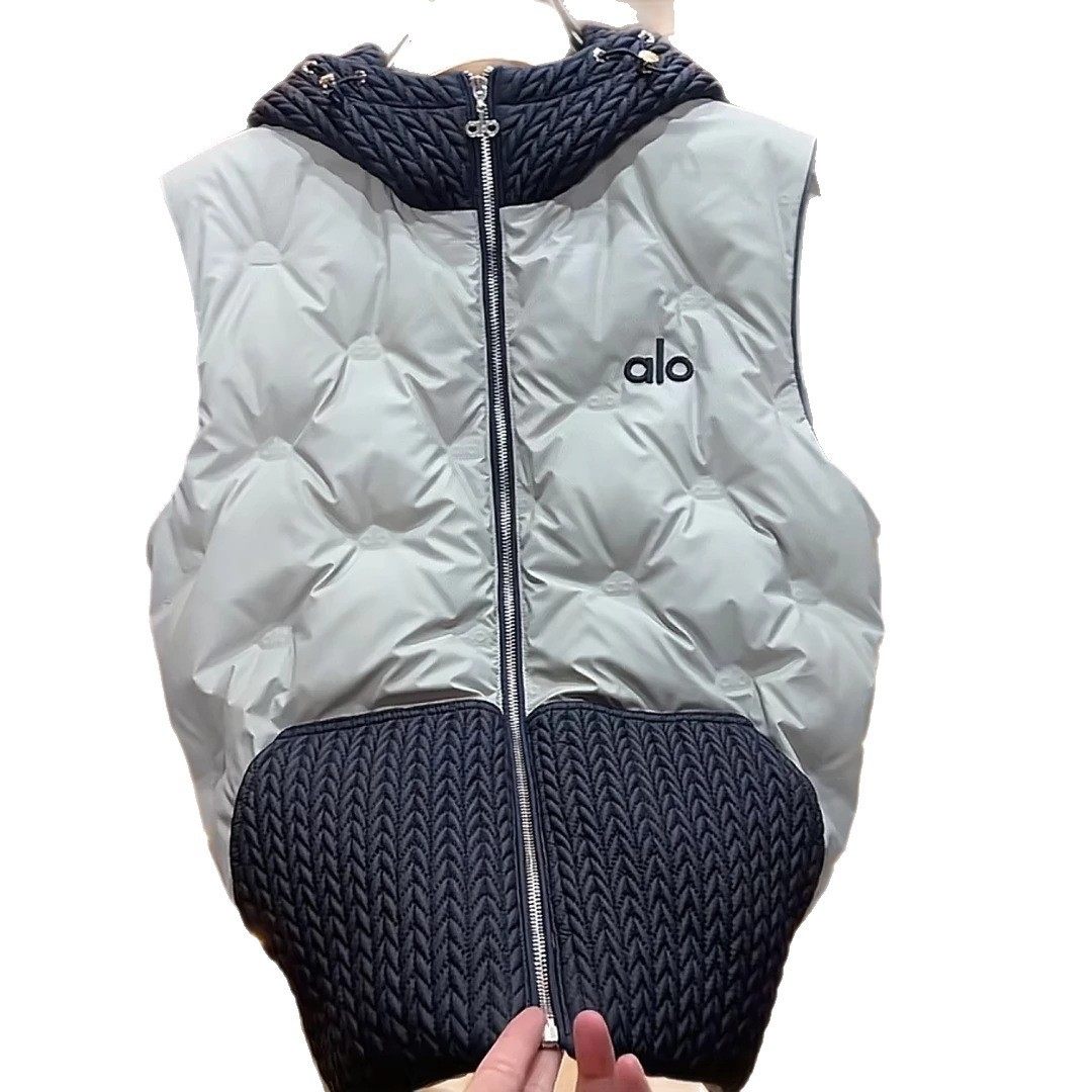 冬季男装ALO男士休闲棉服男款潮流高级感轻奢痞帅设计师棉衣马甲,淘宝优惠券,粉丝福利购,淘宝优惠卷