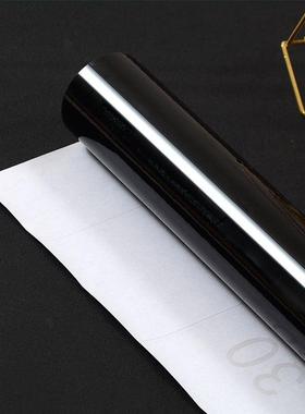 黑色高光烤漆衣柜宿舍桌面贴纸家具翻新墙纸自粘防水镜面遮光联严