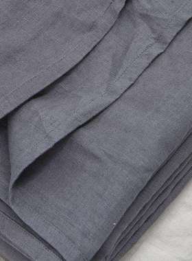 纯亚麻四件套面料290cm雨露麻色宽幅亚麻家居窗帘布料ML008