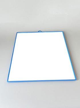 现货供应学生宿舍用化妆镜子塑料镜框铝镜镜片可挂可立网格镜