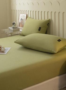 纯棉床笠单件全棉床罩席梦思床垫保护罩床套罩防尘罩套床单三件套