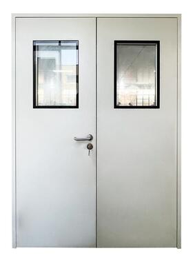 钢制门净化门洁净无尘车间自动气密门单双开子母防火安全逃生门板